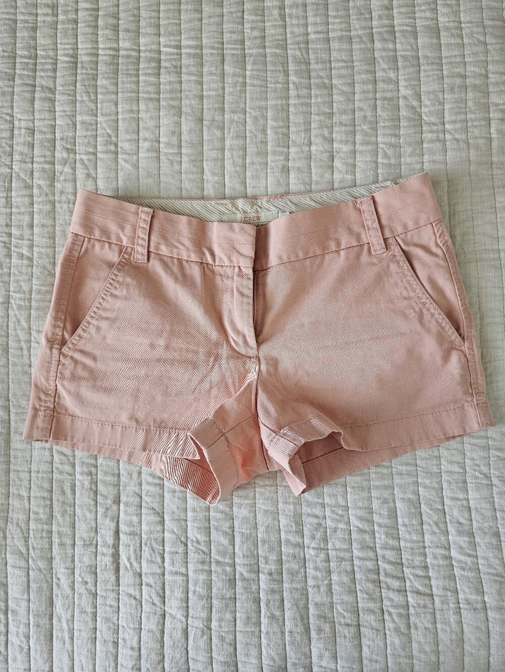 J. Crew Women's Pink Chino Shorts Size 2
